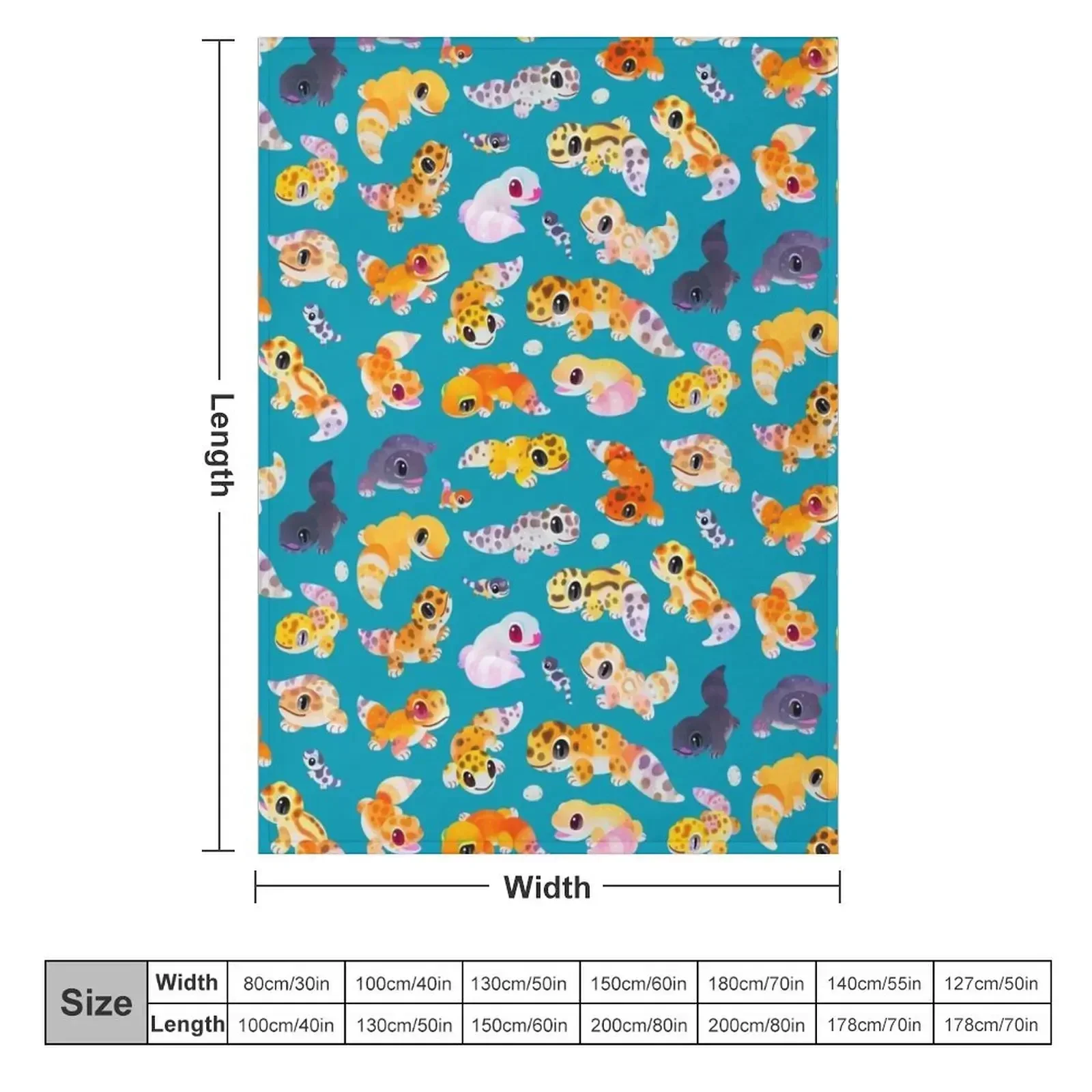 Leopard gecko - green Throw Blanket Plush sofa bed Nap Bed Fashionable Kid'S manga Blankets