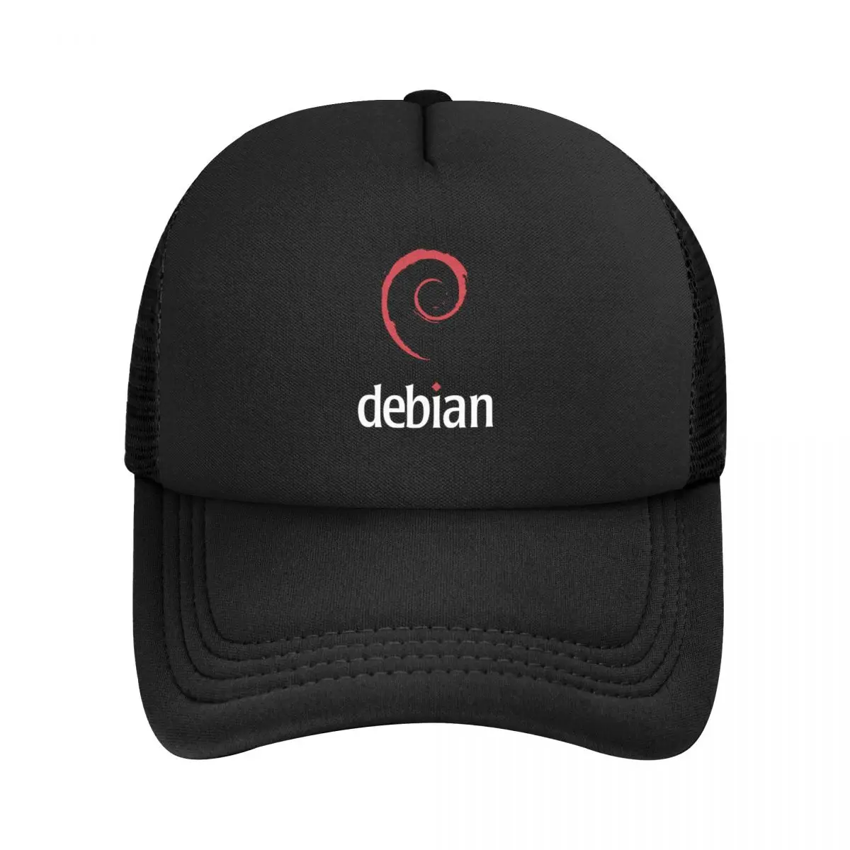 Debian GNU Linux Systerm Baseball Caps Unisex Snapback Hat Breathable Mesh Sun Gorras Bone