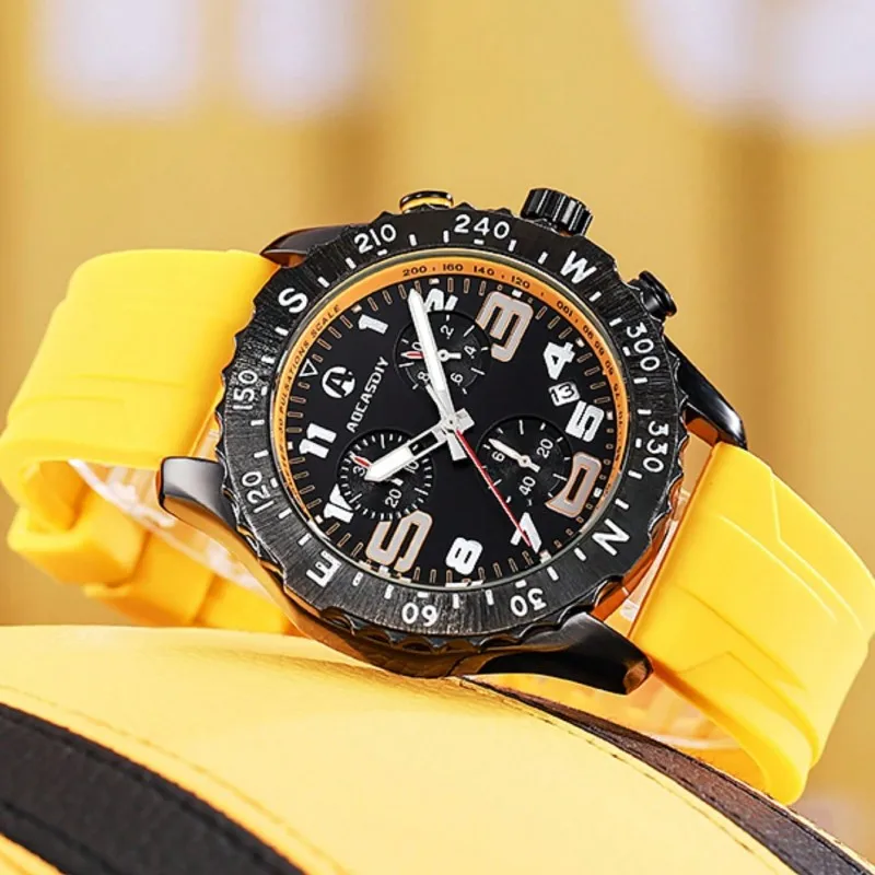 Men's Casual Waterproof Quartz Watch, 3Bar