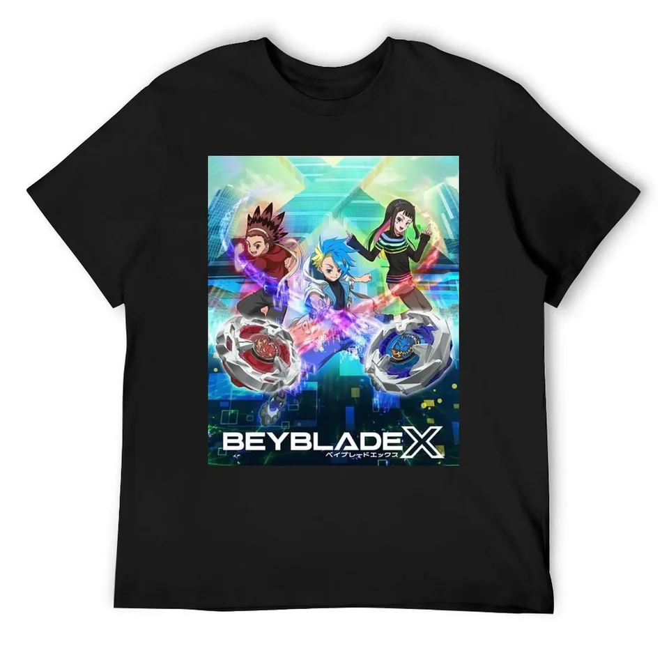 BEYBLADEX BBLD ドランダガー ブルー& TシャツMサイズ Beyblade X T-Shirt customs summer clothes shirts graphic tees