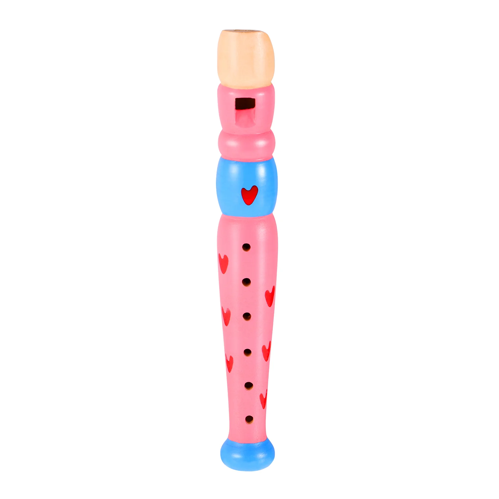 Early Education Toys Wood Musical Instruments Piccolo Flute Kids Children Audio Recorder