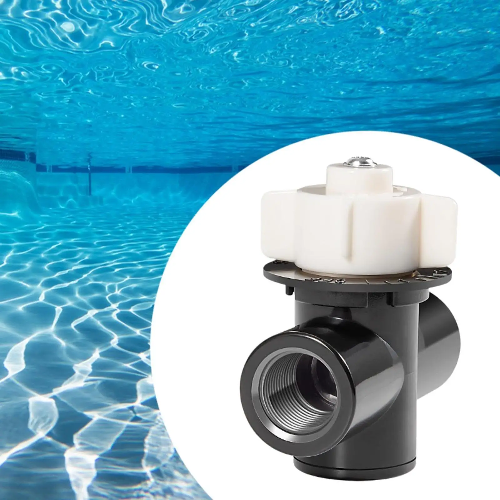 Easy Install Control Valve R172086 Pool Valve Metal Plastic Wear Resistant Replacement for Pool Chlorinators