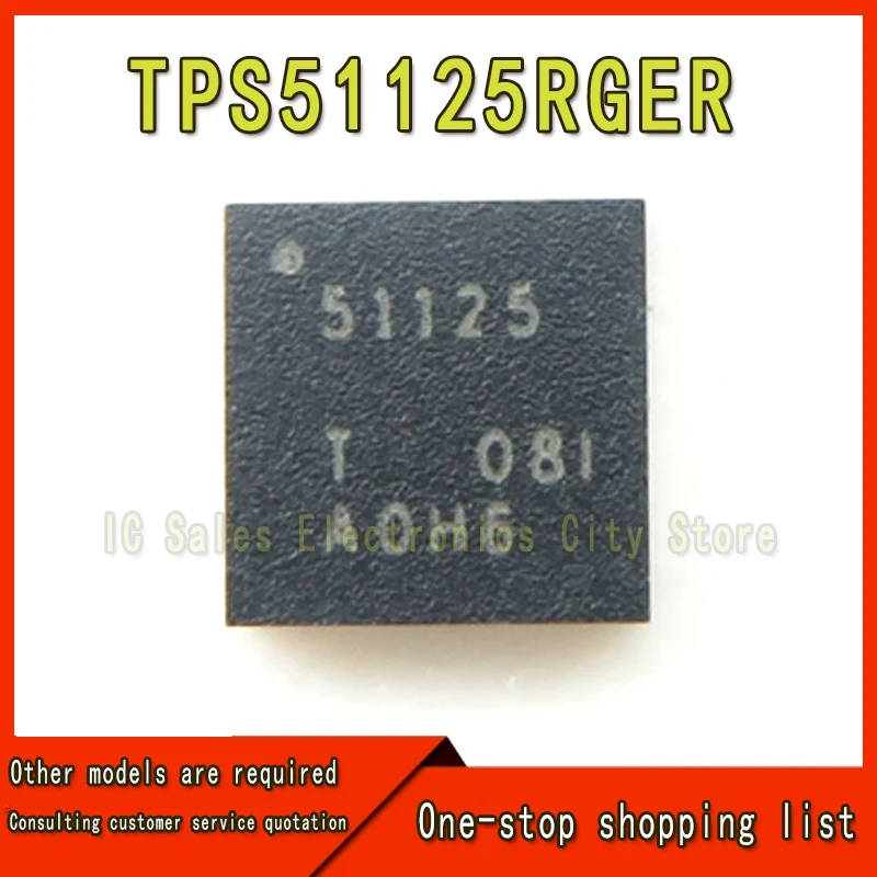 Chipset de QFN-24 TPS51125, TPS51125RGER, 100% nuevo, de 5 a 10 unidades, 51125
