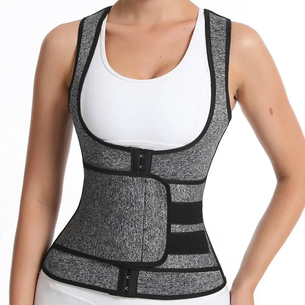 

Women Neoprene Waist Trainer Sauna Top for Weight Loss Sweat Waist Trimmer Sliming Belt