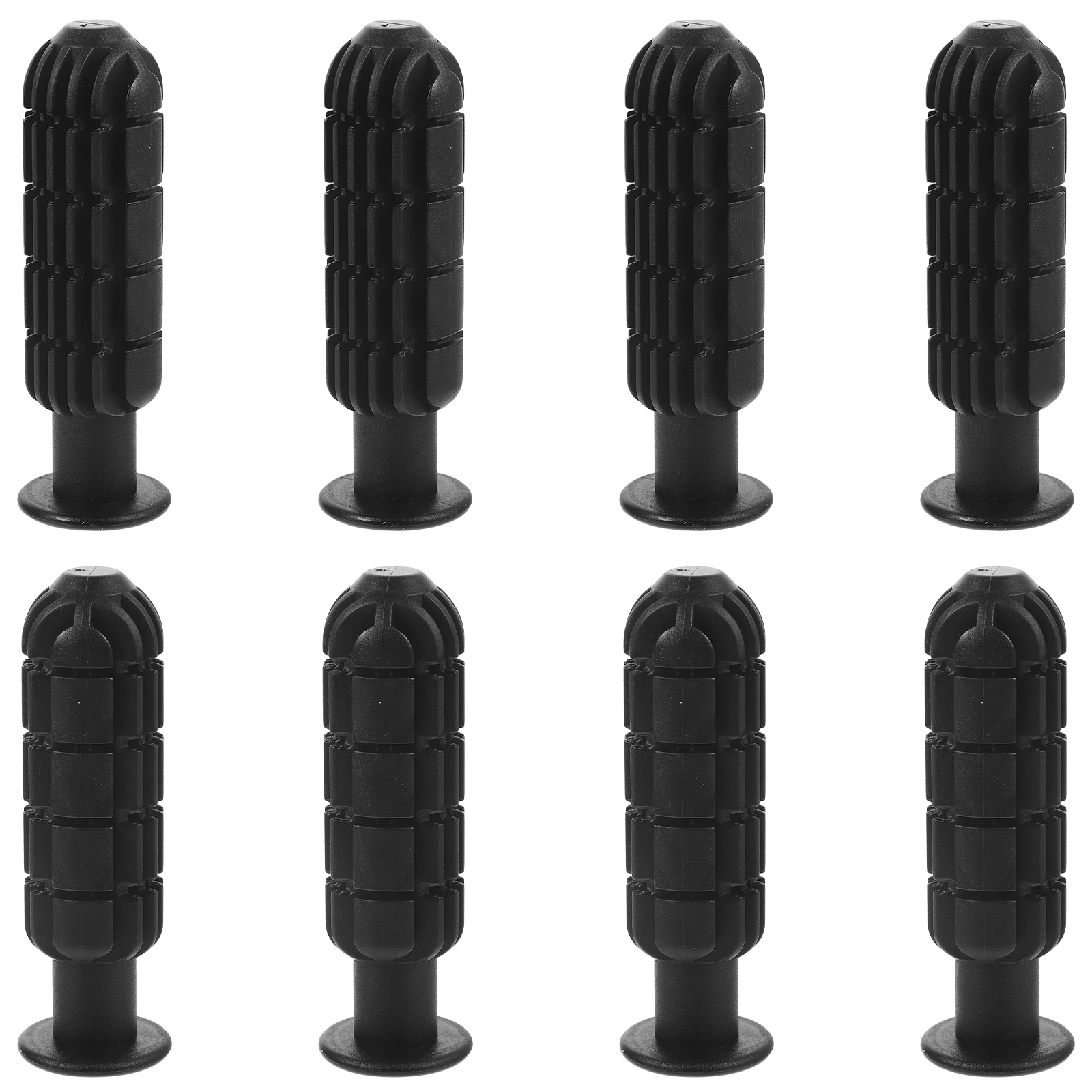 Maniglie da 8 pezzi Robuste impugnature di ricambio in plastica antiscivolo per macchina da calcio balilla Accessori per biliardino adatti ai bambini Calcio da tavolo