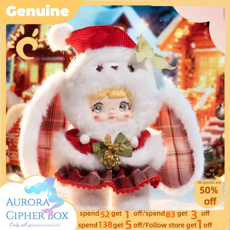 جديد حقيقي نومي السحرية عشية عيد الميلاد سلسلة الفينيل دمية قلادة سر مفاجأة Kawaii صندوق أعمى عمل الشكل هدية السنة الجديدة