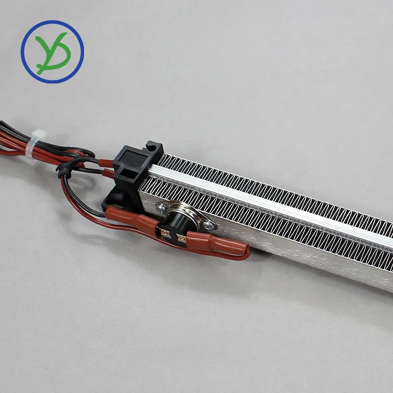 500W AC/DC 220V Insulated Thermostatic PTC ceramic air heater incubator parts heating element Electric heater 230*32*26mm