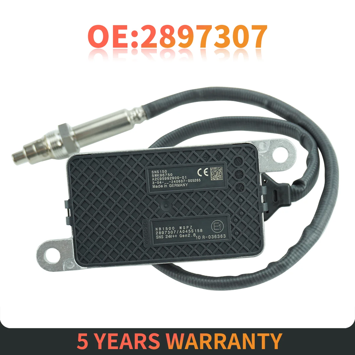 Fits for Cummins  NOx Sensor OE 2897307 New Nitrogen Oxides Sensor 5WK9 6750