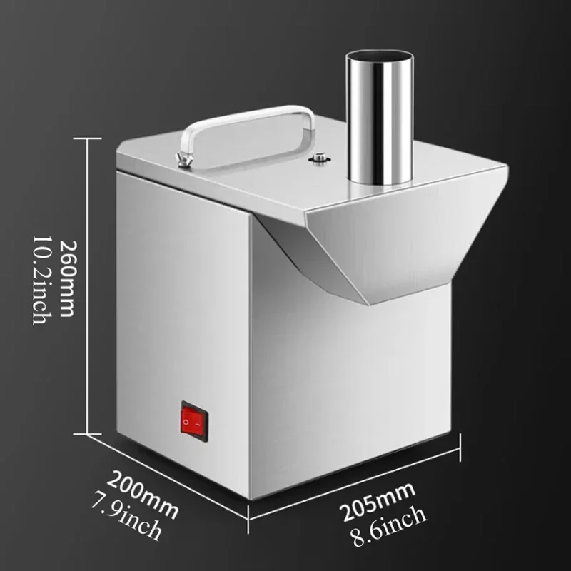 PBOBP 110 فولت/220 فولت آلة تقطيع الخضراوات الضحلة متعددة الوظائف آلة التكعيب التجارية الجزرة البطاطس الفاكهة قطاعة كهربائية