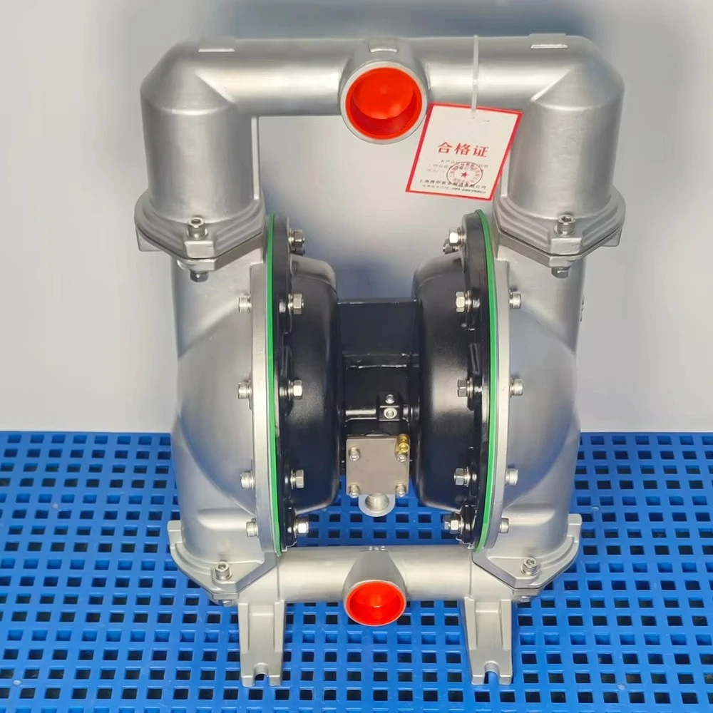 China Pump air Pressure KY-50L4S6FF Stainless Steel 304 Pneumatic Diaphragm Pump Maximum Safe Passing Particle Diameter 6.4mm