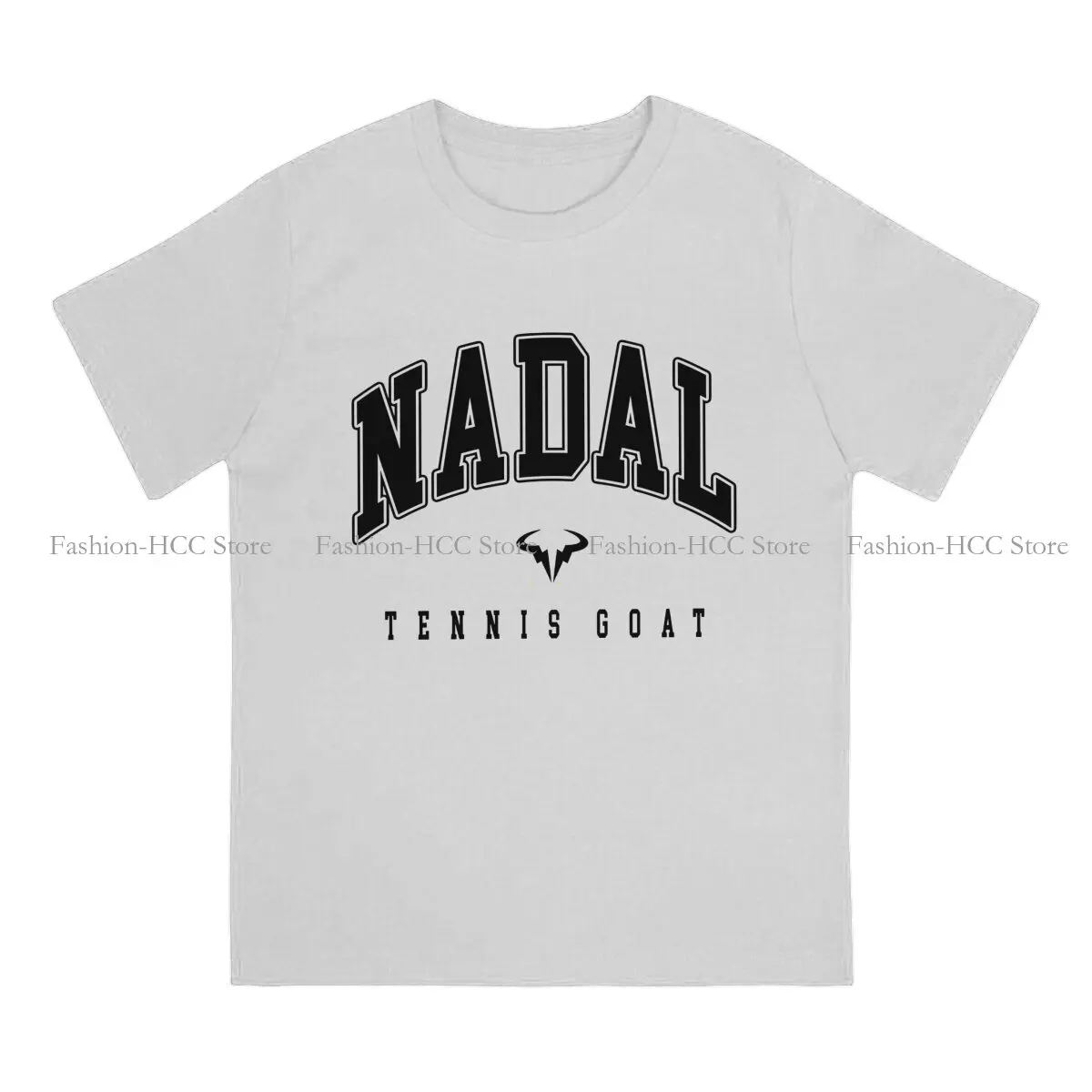 Tennis Goat Fashion Polyester TShirts Rafael Nadal Male Graphic Streetwear T Shirt O Neck