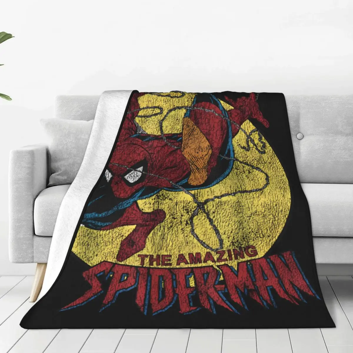 The Amazing Spider-Man Blanket Quality Super Soft Throw Blanket Winter Picnic Couch Chair Novelty Bedspread