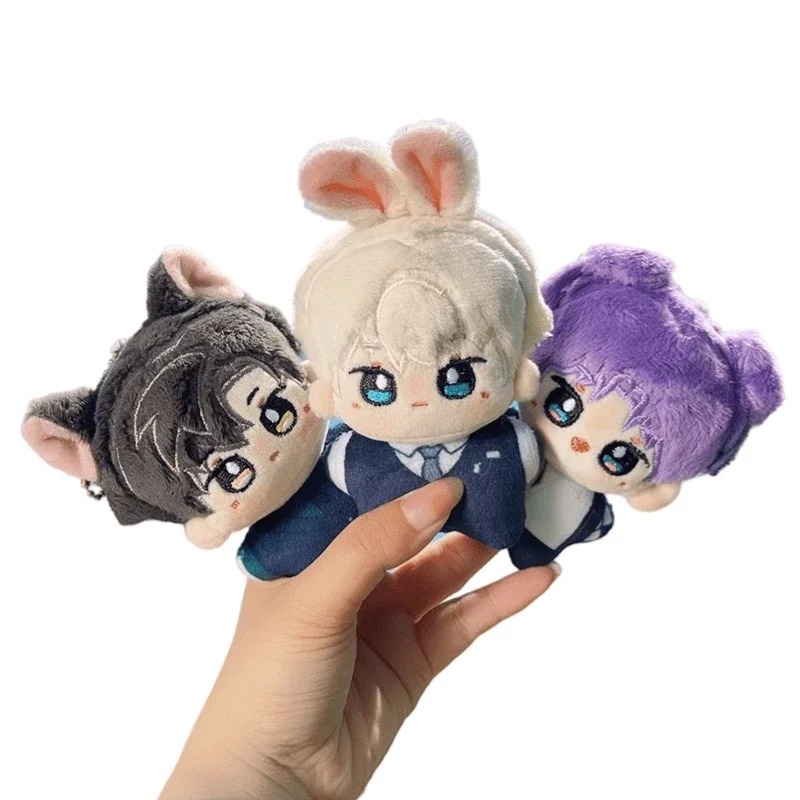 Love and deepspaceœ Anime Keychain Cosplay Rafayelœ Xavierœ Zayneœ Accessories Plush Doll 10cm Soft Mini Plushie Dolls Pendant