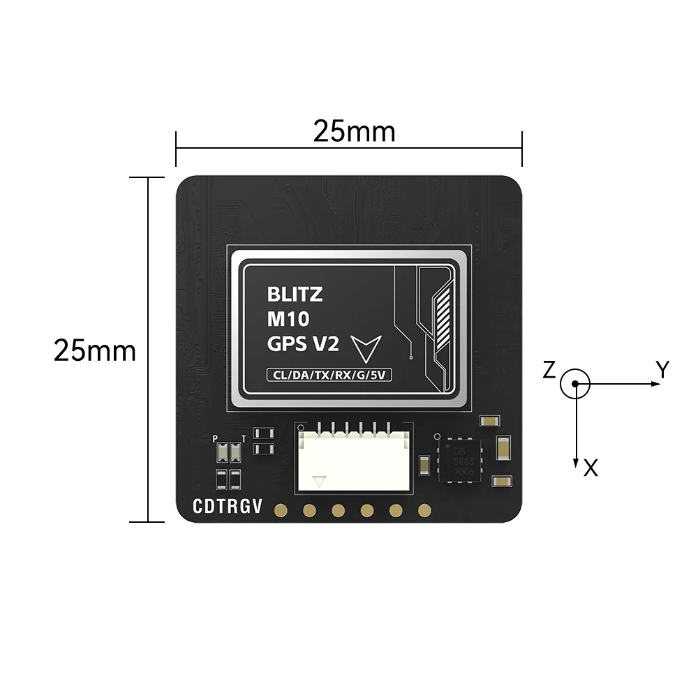 IFlight-Pièces de importateur FPV BLITZ M10, GPS V2