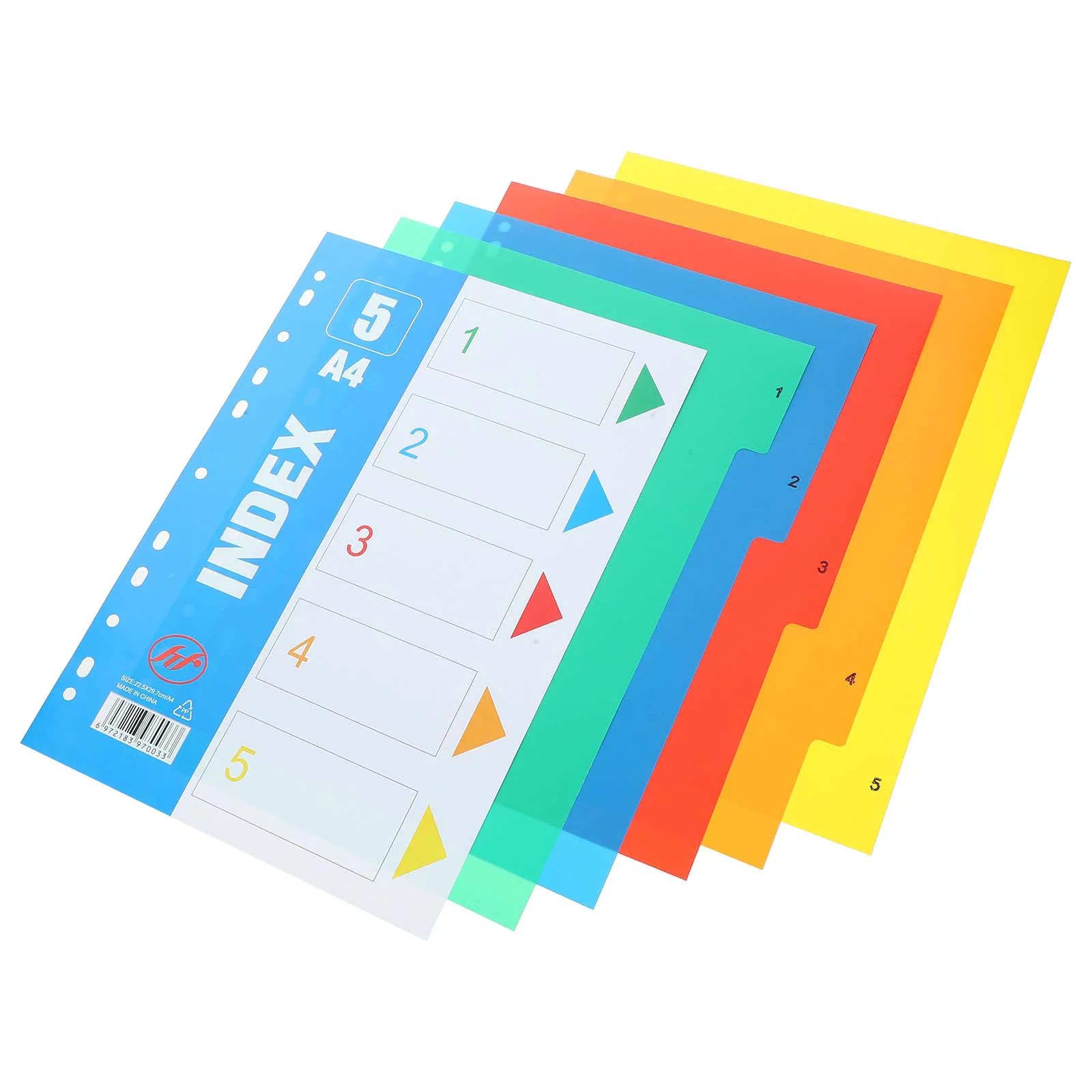 

Index Separator Page Pastel Dividers A4 Tabs Loose-leaf Markers Subject Notebook Binder Label Pp Office Notebooks