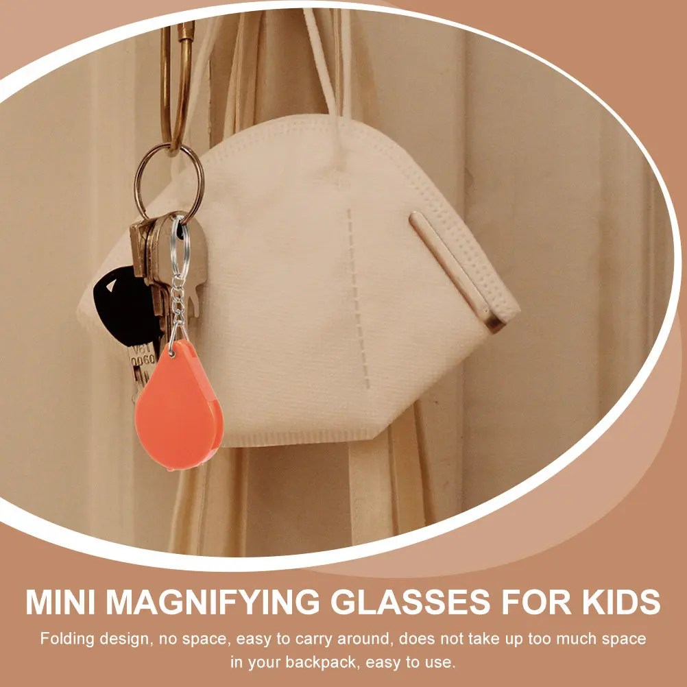 

Набор из 6 мини-луп с LED-подсветкой: складные портативные карманные лупы-брелоки для чтения и оценки ювелирных изделий