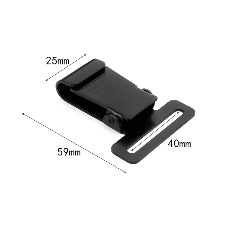 Metal Strap Belt Buckles Swivel Lobster Clasp Buckle Carabiner Snap Hook Keychain DIY Sewing Accessories