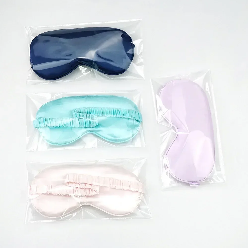 Imitated Silk Eye Patch Shading Sleep Eye Mask Eyepatch Travel Relax Cover Eyeshade Health Sleeping Shield Eye Care Tools