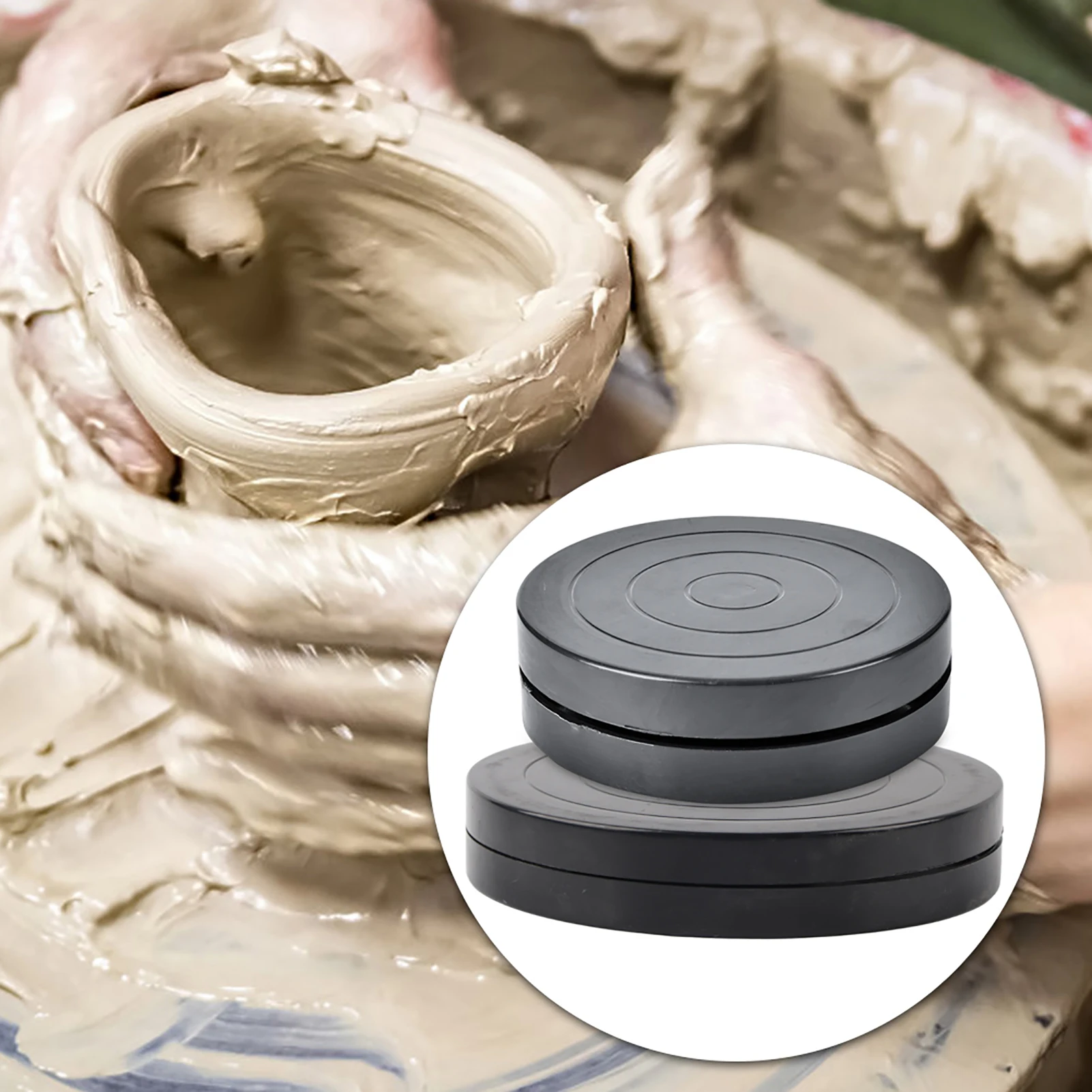 11.5/17.8cm HandMade Craft Clay Plastic Turntable Ceramic Pottery Sculpture Tool Accessories Sculpture Tool Ceramic Pottery Tool