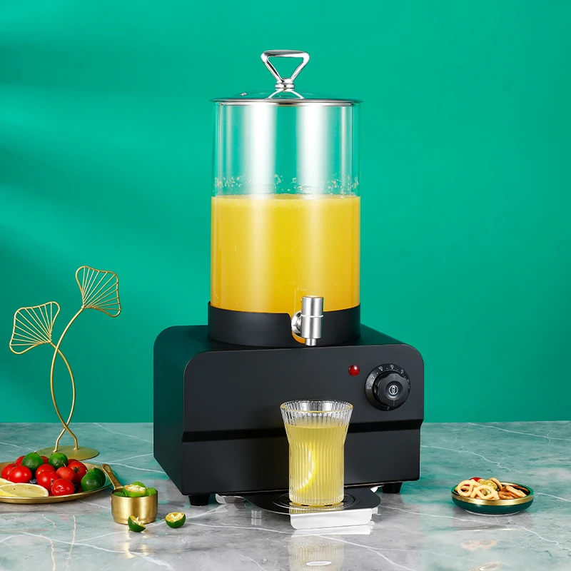 9L/18L Electric Commercial Milk Warmer Juice Dispenser Temperature Control Glass Container Food Grade for Restaurants