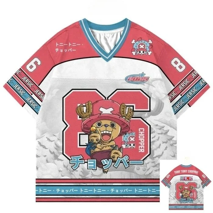 Summer Edition One Piece Tony Tony Chopper 86 Jersey 3D Quick Dry T-Shirt For Men Women Kids Anime Sports Casual Fan Tee