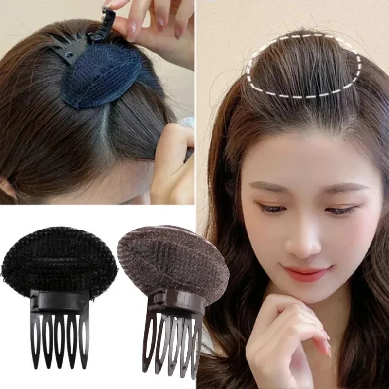 1-4pcs Sponge Hair Clip Invisible Hair Volume Increase Pads DIY Styling Insert Hair Pad Magic Bump Up Combs Hair Accessories