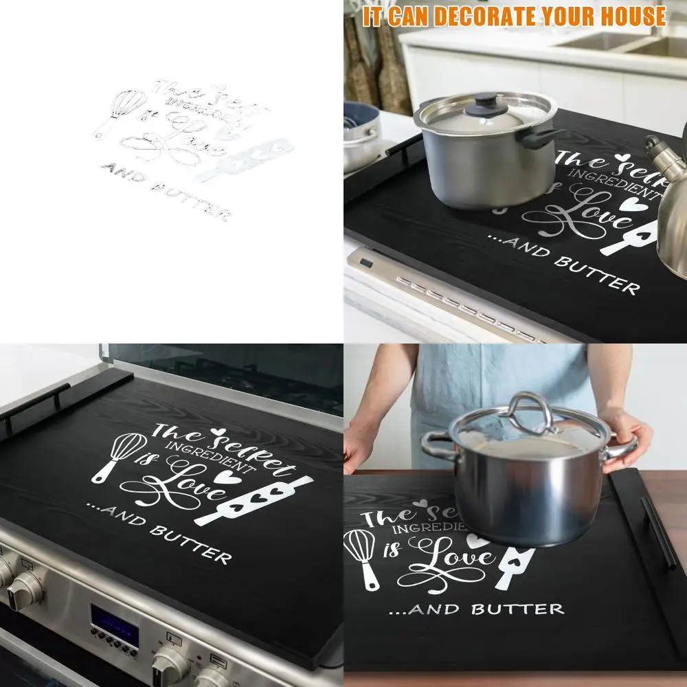 

Крышка для газовой плиты Noodle Board с ручками для газовых или электрических конфорок (классический стиль)