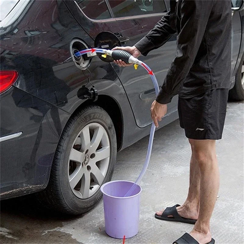 Universal Manual Fuel Pump Car Fuel Tank Sucker Oil Transfer Fuel Pump Petrol Diesel Liquid Hand Pump Fuel Saver for Car Oil