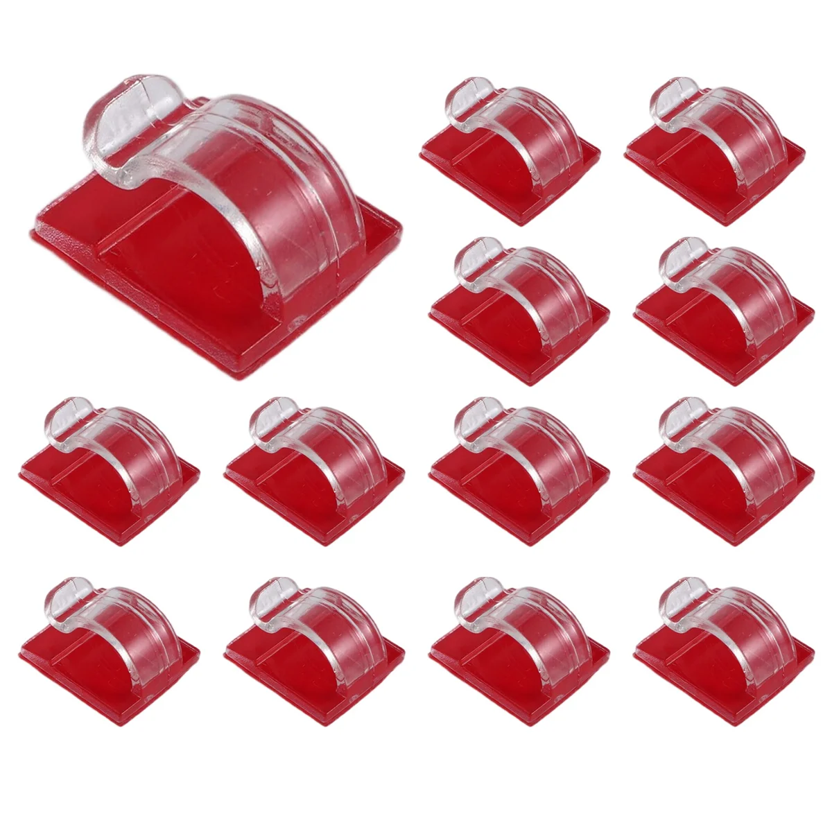 Crochets A03V pour guirlandes lumineuses extérieures, paquet de 50 clips, crochet de lumière transparente avec 50 supports adhésifs étanches pour lampe