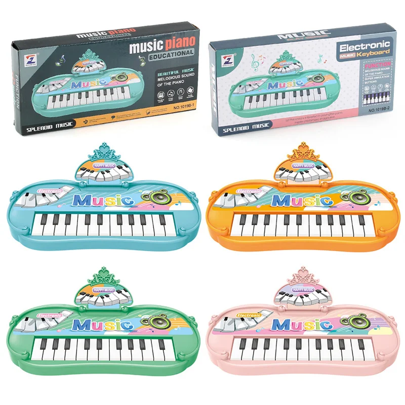 Piano Eletrônico para Crianças Mini Teclado Musical Brinquedos Educação Infantil Presente Instrumento Musical para Criança Iniciante 2 A 5 Anos