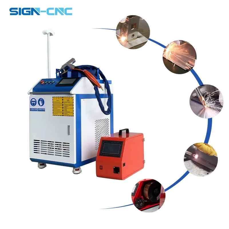

Metal Rust Processing Sign-1000W/1500W/2000W Handheld Fiber Laser Welding Machine for Stainless/Steel/Aluminum