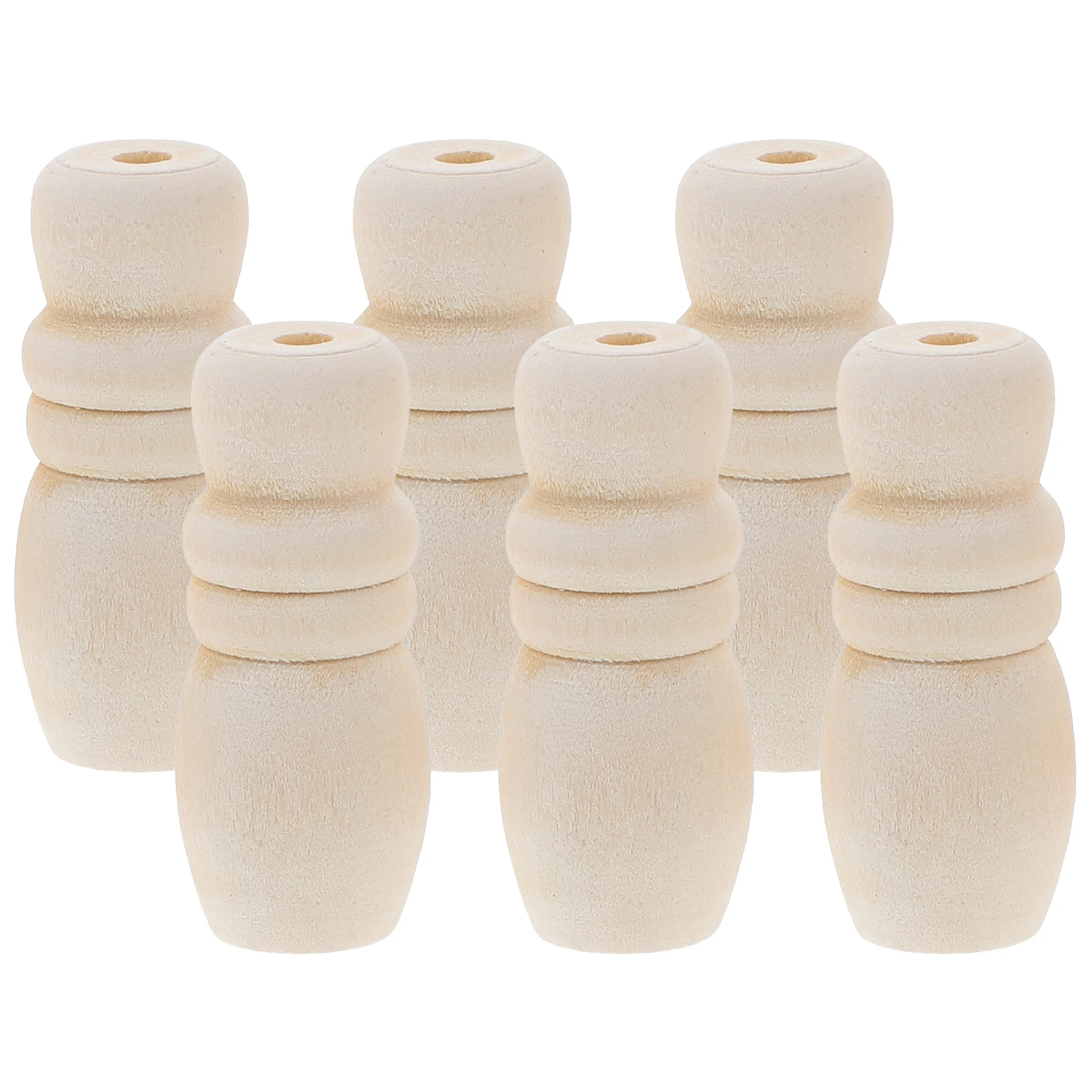 

6Pcs Wooden Cord Knobs Blind Pull Knobs for Curtains Blinds Decor Replacement Cord Drops Tassels Accessories Blind Pull Knob