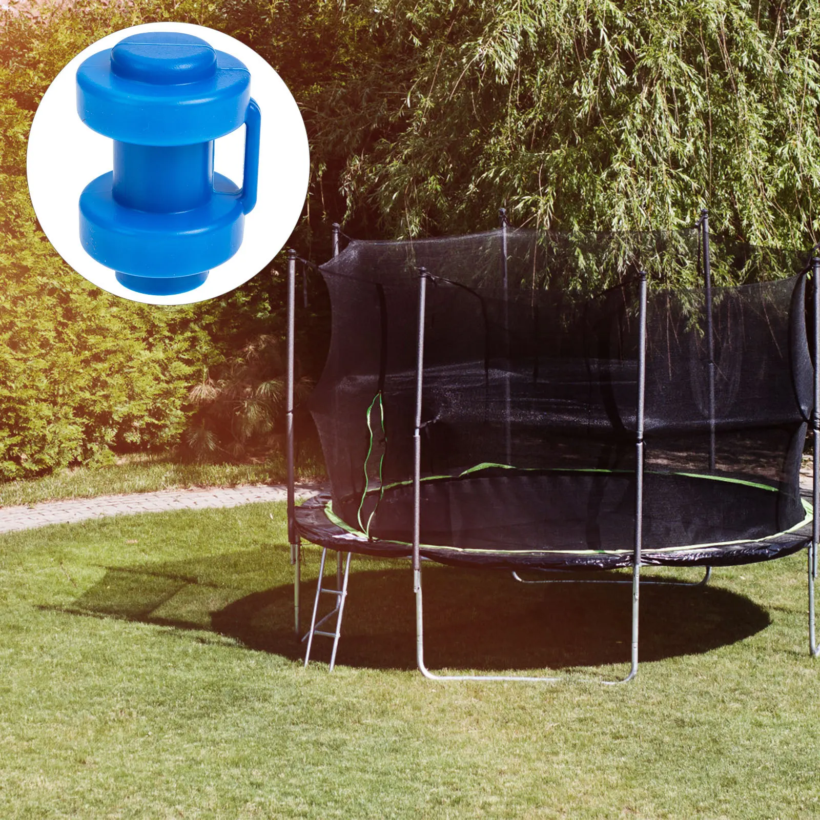 

10Pcs Trampoline Pole Caps Plastic Replacement Children Trampoline Parts Safety Net Fixing PP Pole Covers Durable Accessories
