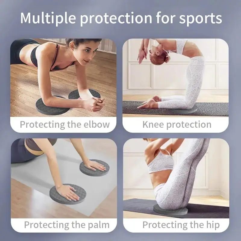 2 Pack Yoga Knee Pads Yoga Knee Cushion Thick Exercise Pads for Knees Elbows Wrist Hands Head Foam Pilates Kneeling Pad view 4