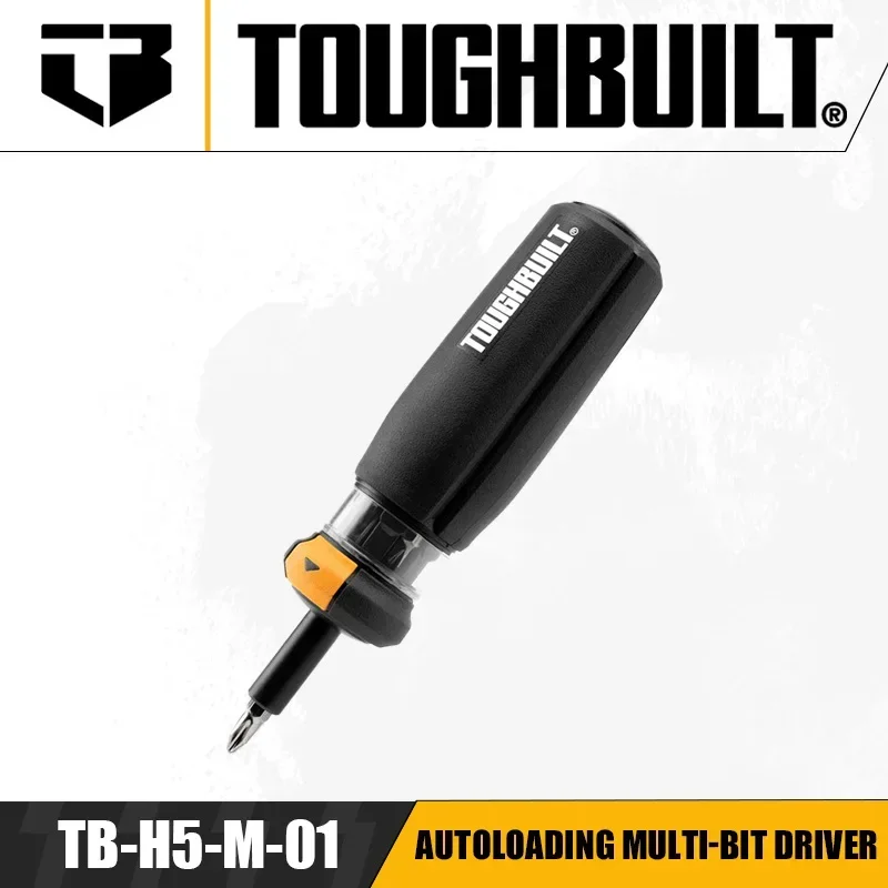 

TOUGHBUILT TB-H5-M-01 Autoloading Multi-Bit Driver Magnetic Portable Screwdriver Hand Tools