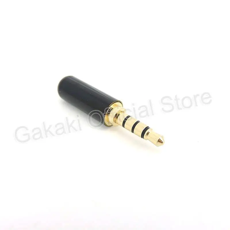 3.5mm Audio Male Connector 4 Pole 3.5 Jack Adapter Headphone Plug Earphone Repair Cable Solder Wire DIY AUX