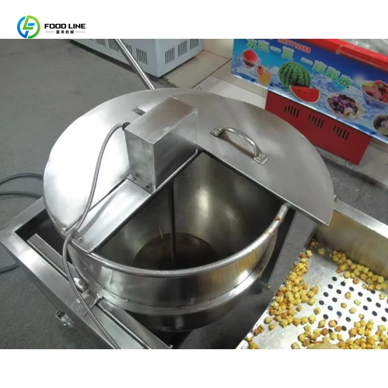 Customized High Grade Industrial Popcorn Maker Hot Selling Commercial Processing Machine