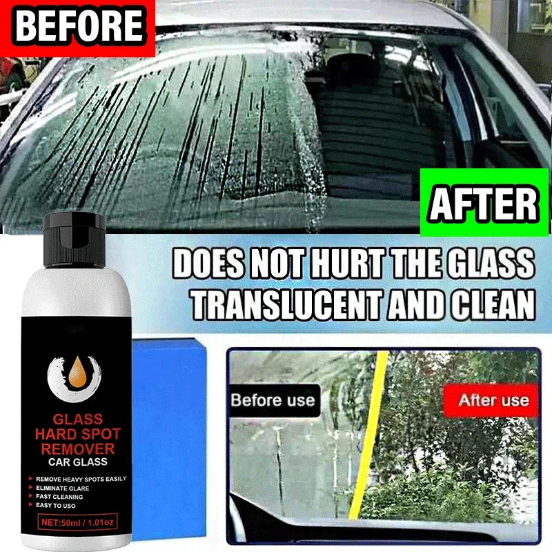 

car detailing Car Windshield Oil Film Removing Paste Set Glass Polishing Coating Rainproof Anti-fog Agent with Cleaning Sponge