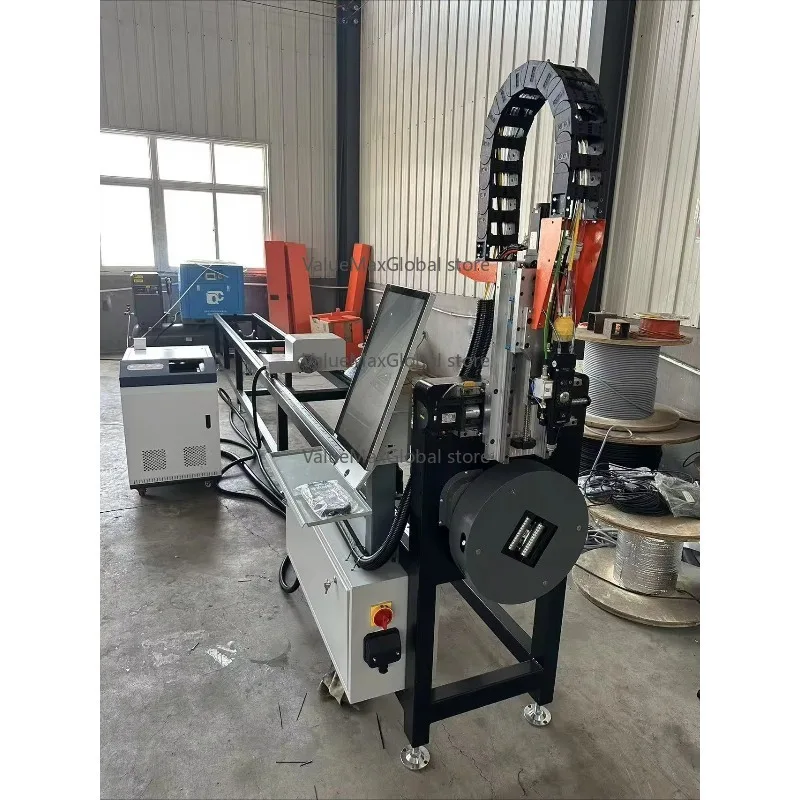 CNC Fiber Laser Tube Cutting Machine (1000W-3000W) – Simple Programmable with Air Cooling