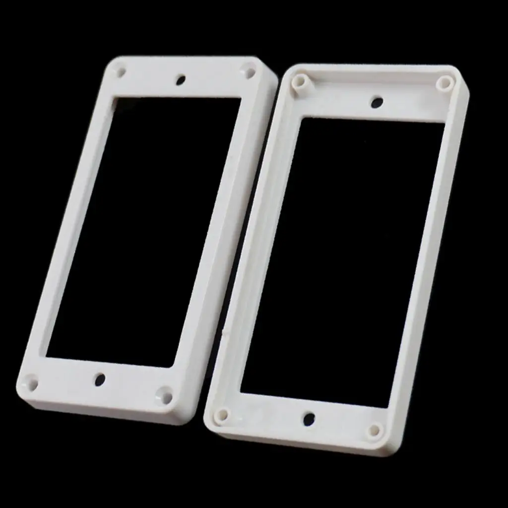 Double Coil Humbucker Pickup Frame Durable Plastic Mounting Ring Neck Bridge Electric Guitar Replacement for Parts and Repairs