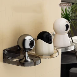 Wall Mount Floating Stand Shelf For Security Camera Mini Speaker Self Adhesive Punch-Free Security Surveillances Camera Holder