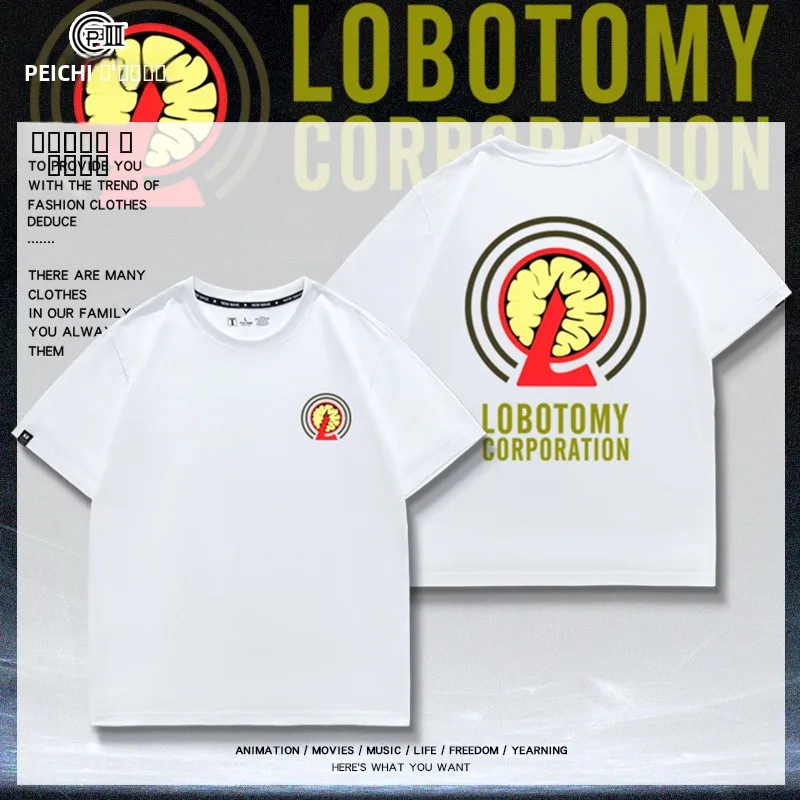 

Футболка Loboy Corporation Game Anime с коротким рукавом, унисекс, удобная хлопковая, для мужчин и женщин, в спортивном стиле