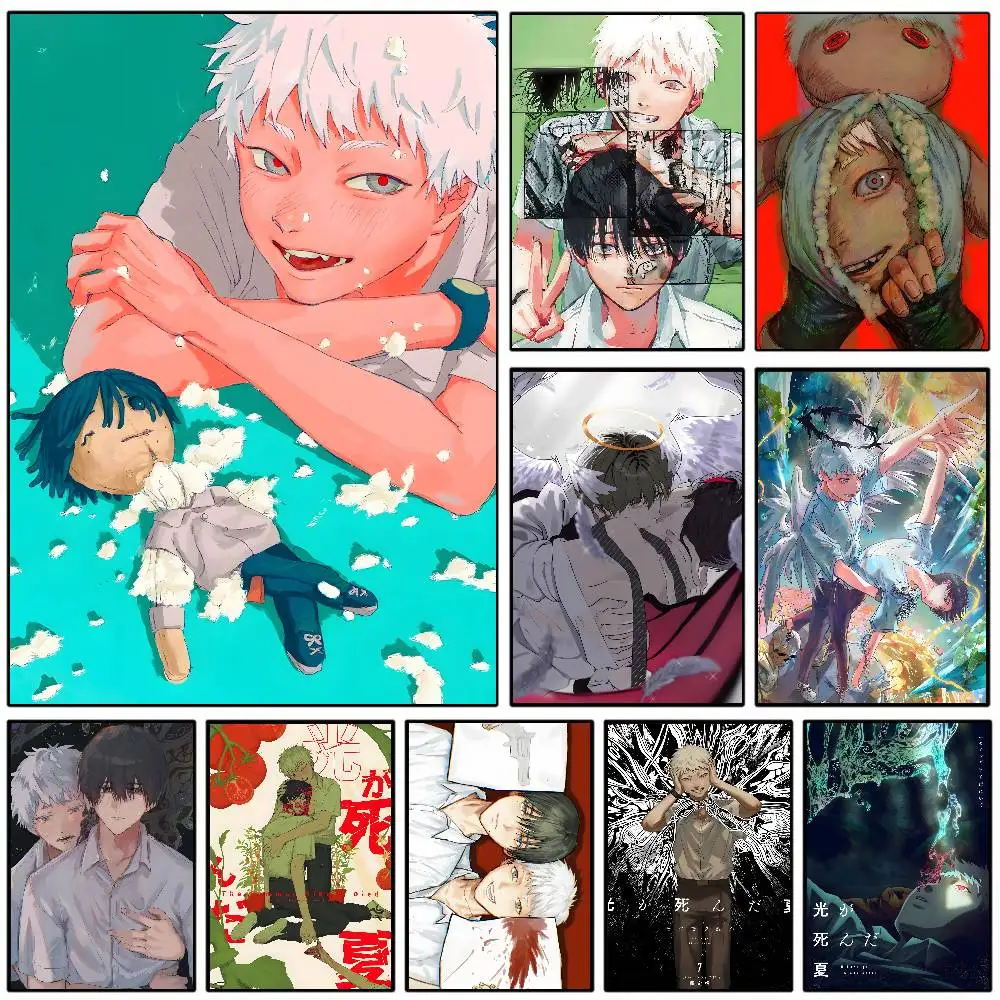 أنيمي الصيف هيكارو يموت المشارك HD لزجة جدار مقاوم للماء غرفة المعيشة المنزلي غرفة نوم النوم بار الديكور الجمالي #1