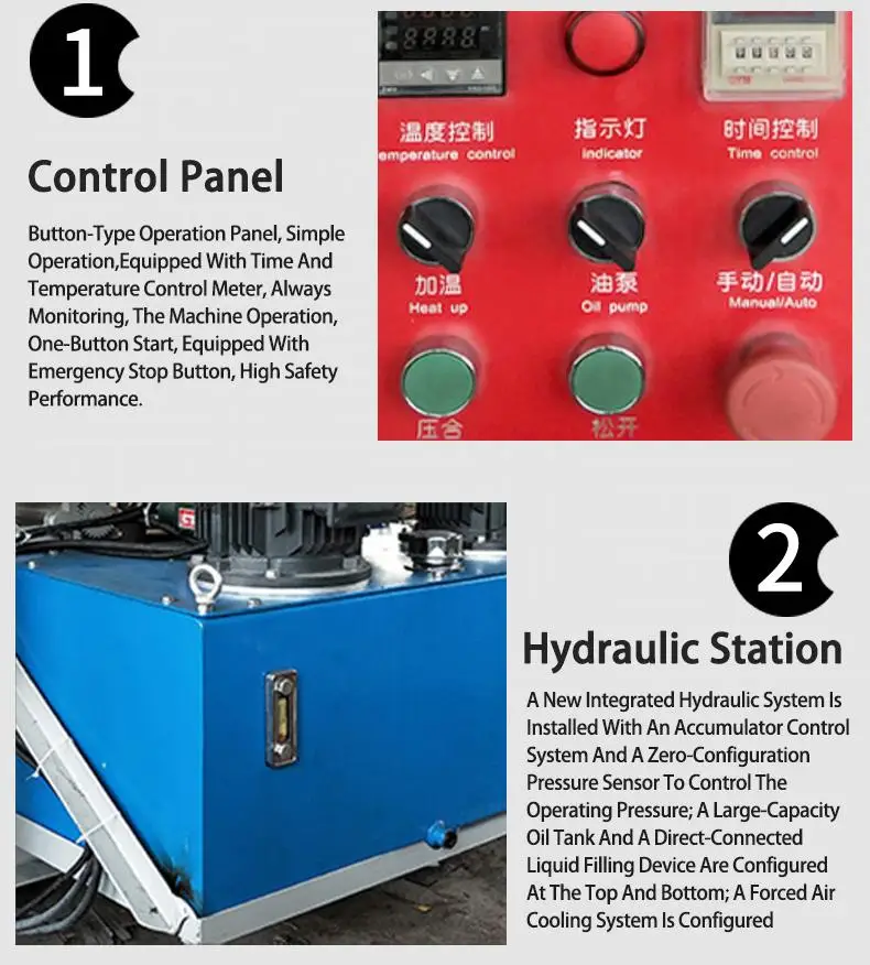 Custom Heart Press Machine Veneer Surface Wooden Plywood Furniture Flooring Woodworking Machinery Hydraulic Hot Press Machine