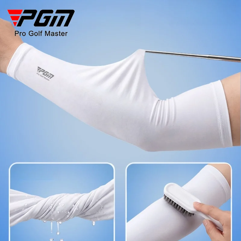 PGM Golf Sleeves for Men, Summer Sunscreen, Ice Cool, Breathable, Outdoor Cycling Sunscreen, Ice Sleeves XT011