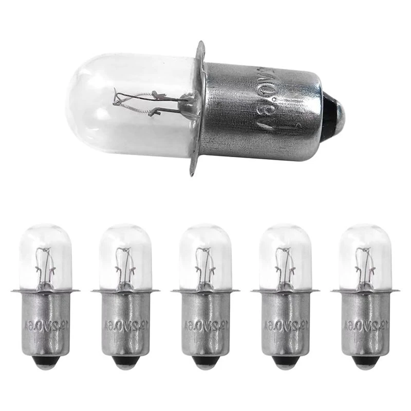 Light Weight 100PCS New Replacement Bulbs For 18 Volt DW908 / DW919 Cordless Flashlights DC509 36 Volt Floodlight 19.2V