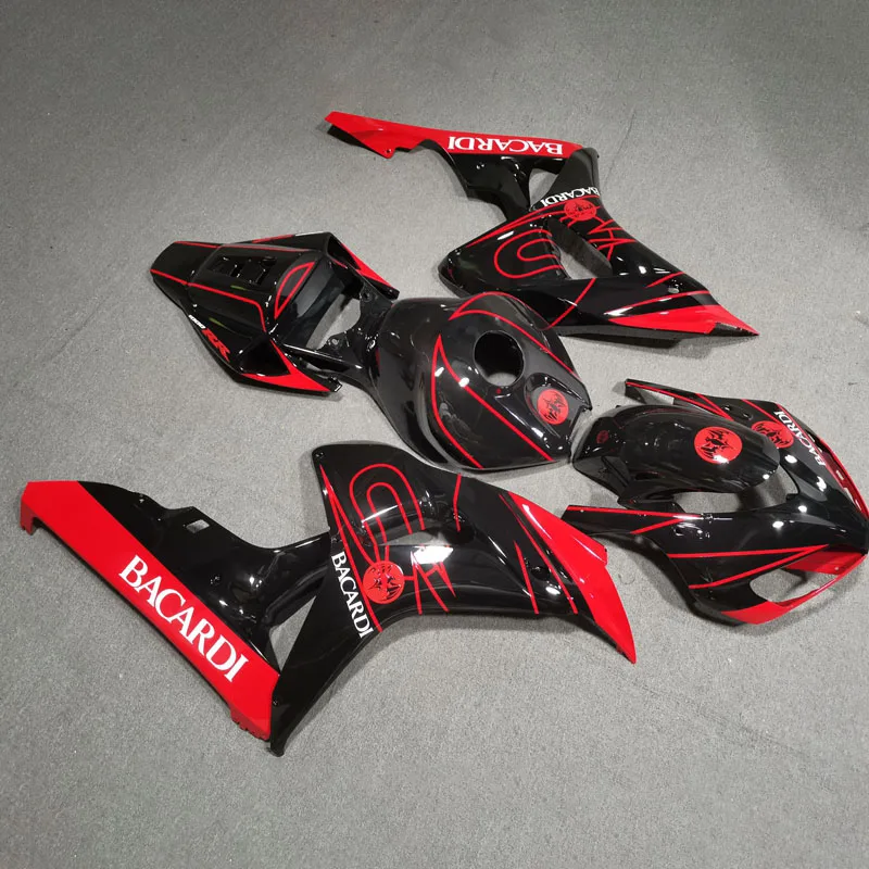 Injection molding replace Fairings for Honda cbr 1000 rr 2006 2007 red black bodywork CBR1000RR 06 07 plastic fairing kit rfv29