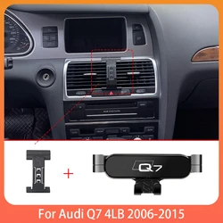 Phone Holde Car For Audi Q7 4L 2006 2007 - 2015 Mobile Support Special Fixed Bracket GPS Base Mount Stand Interior Accessories
