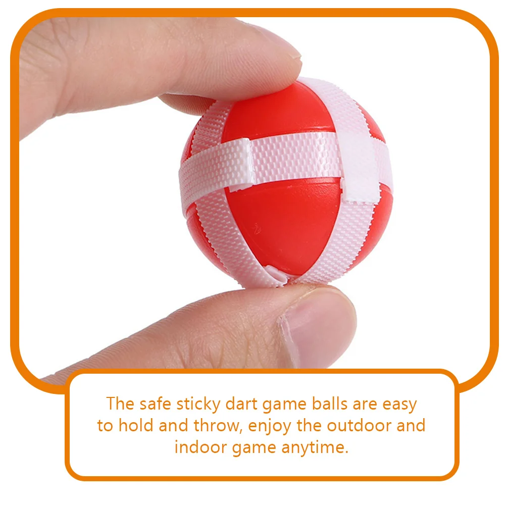 20 Pcs Kids Toys Sticky Game Throwing Balls Nylon Wall Child Accessories