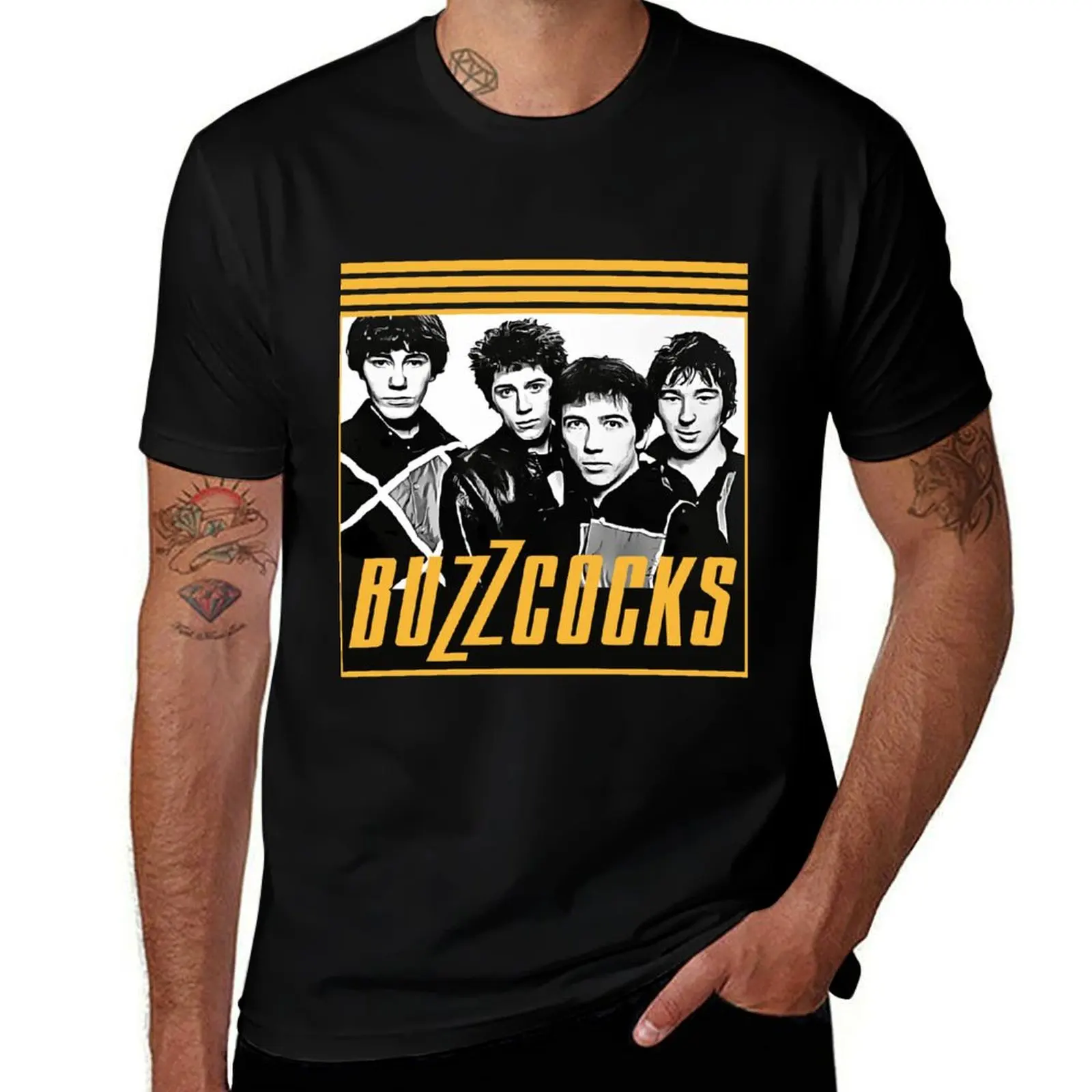 Buzzcocks T-Shirt Sweat Absorbing Sports Tee Shirt T-Shirt